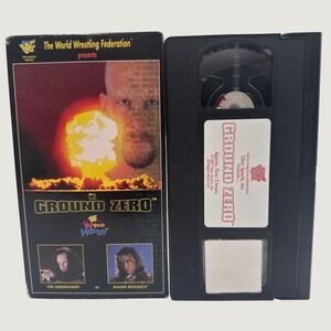 WWF Ground Zero In Your House VHS 1997 Undertaker vs Shawn Michaels Wrestling